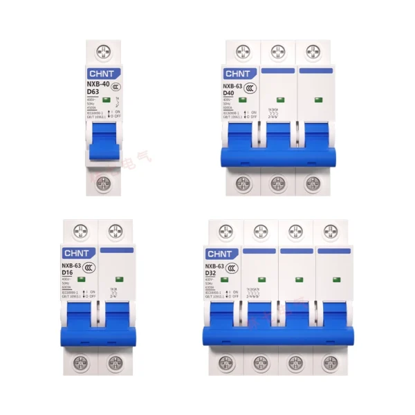 Disjoncteur unipolaire + neutre 1P+N 40A Courbe C 4,5kA